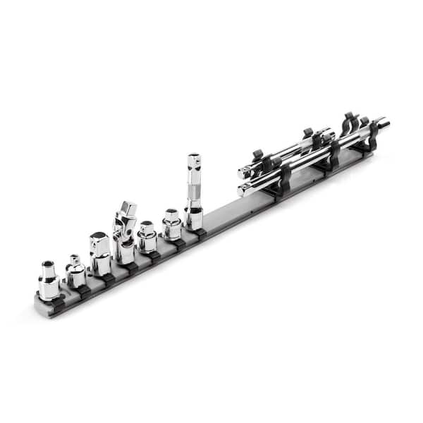 3/8 in. Drive Extension and Accessory Set with Rail (9-Piece)