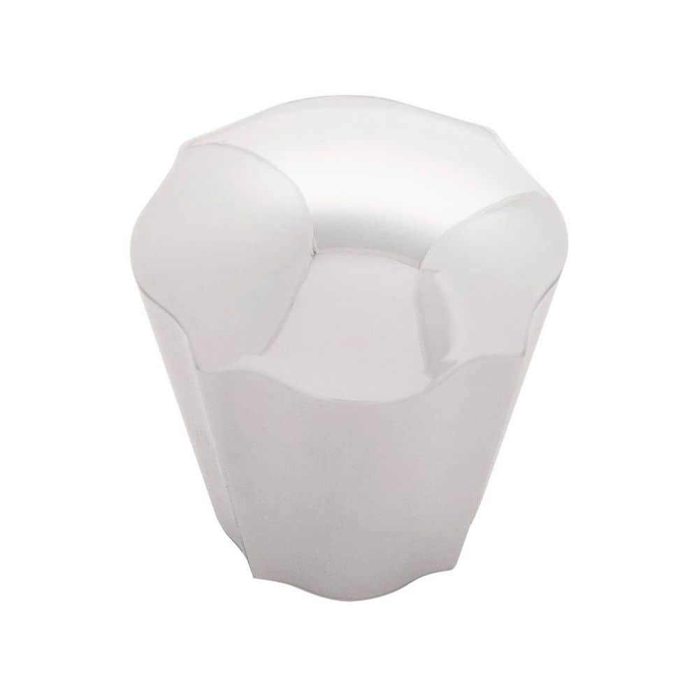 Trellis Collection Knob 1-3/16 in. (30mm) Polished Nickel Conical Cabinet Knob price history on PriceWatchPro