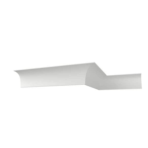 4.375 in. D x 5.5 in. W x 12 in. L Polyurethane Crown Moulding Sample