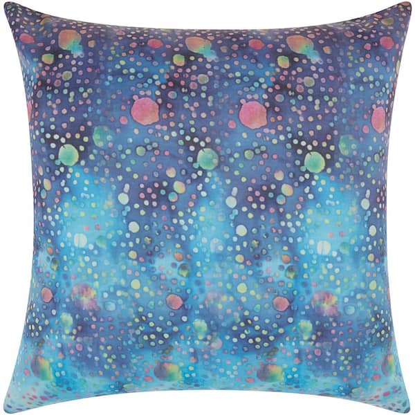 Mina Victory Outdoor Pillows Multicolor 20 in. x 20 in. Rectangle Throw Pillow
