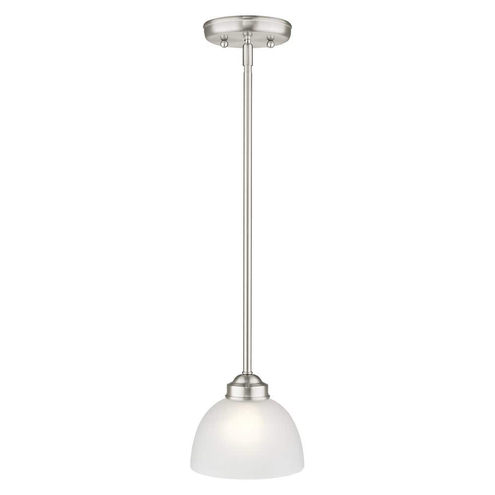 Somerset Sleek Contemporary Mini Pendant Light in Brushed Nickel