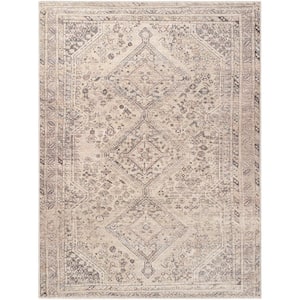 Eleni Gray Traditional 2 ft. x 3 ft. Indoor Area Rug