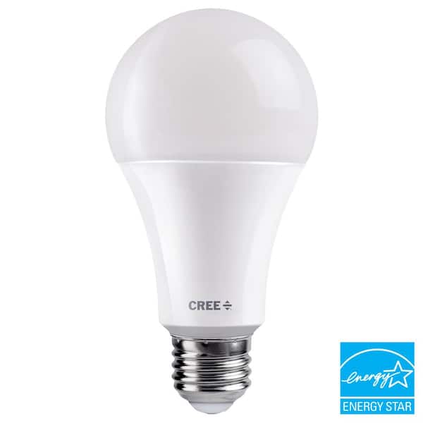 Cree 40W/60W/100W Equivalent Soft White (2700K) A21 Exceptional Light Quality LED TA21-15027MDFH25-12WE26-1-11 - The Home Depot