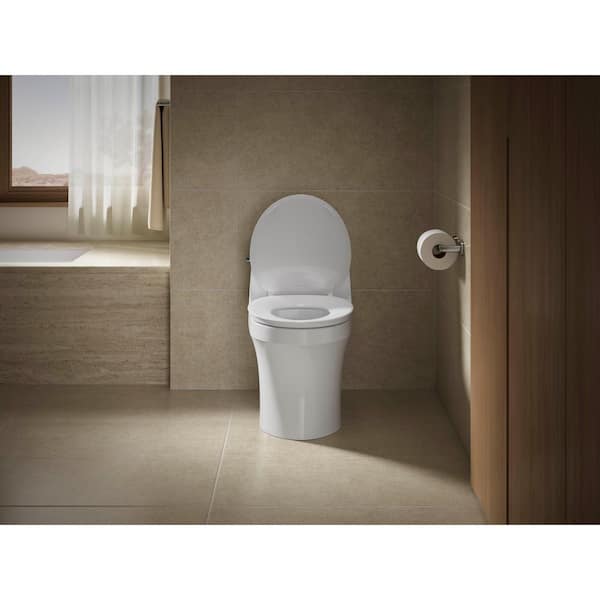 KOHLER Cymbal Round Readylatch Quiet-Close Toilet Seat in White