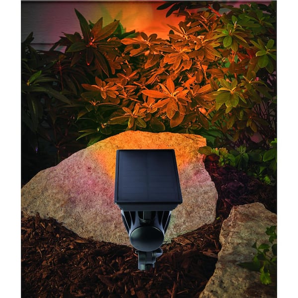 Hampton Bay 120 Lumen Black LED Weather Resistant Outdoor