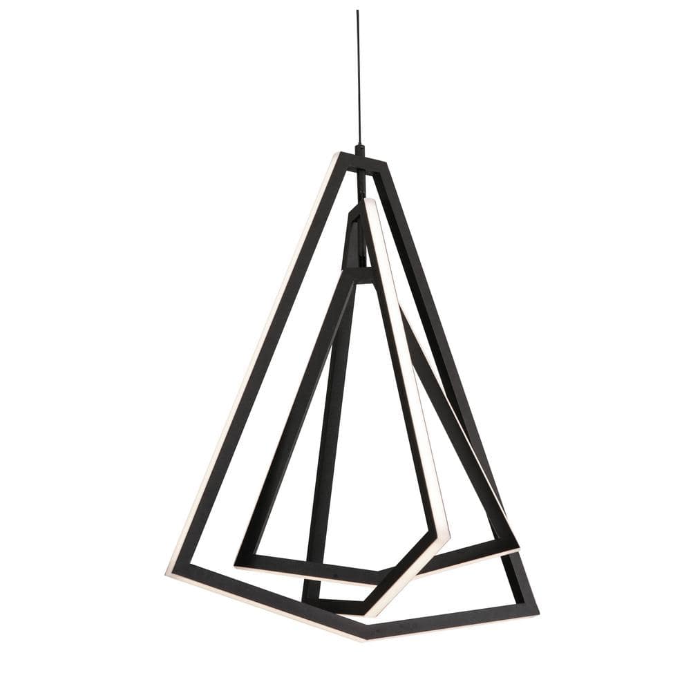 75-Watt Integrated LED Black Pendant price history on PriceWatchPro