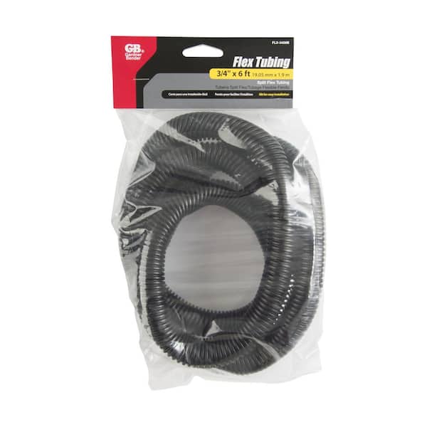 3/4 in. x 6 ft. Flex Tubing Black (Case of 4)