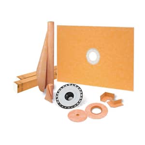 Kerdi-Shower-Kit 38 in. x 60 in. Shower Kit with ABS Flange