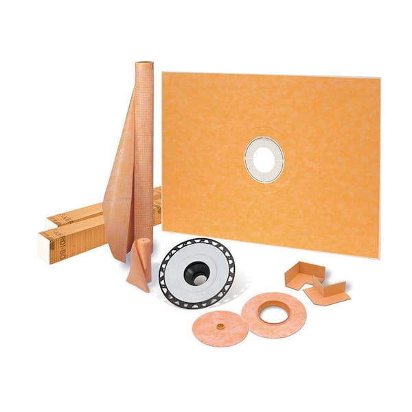Kerdi-Shower-Kit 38 in. x 60 in. Shower Kit with ABS Flange