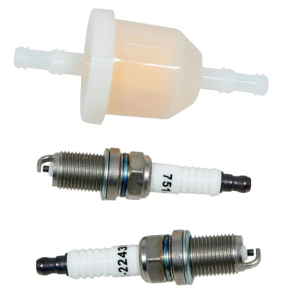 Original Equipment Replacement Fuel Filter and Spark Plugs for Kohler 7000 Series Twin-Cylinder Engines
