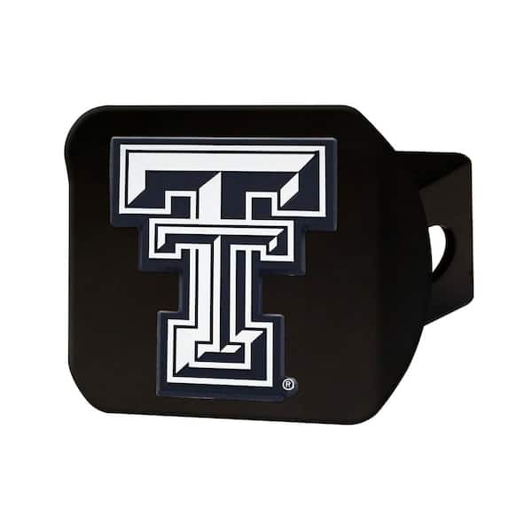 FANMATS NCAA Texas Tech University Class III Black Hitch Cover with Chrome Emblem