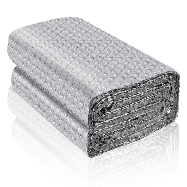 47 in. x 10 ft. Radiant Barrier Roll for RV Windows, Reflective Foil Insulation, Aluminum Foil Bubble Shield
