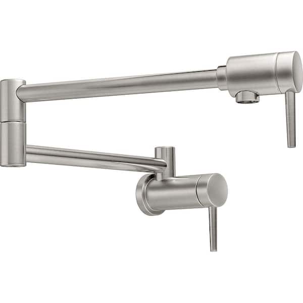 Delta Contemporary Wall Mounted Potfiller in Stainless 1165LF-SS