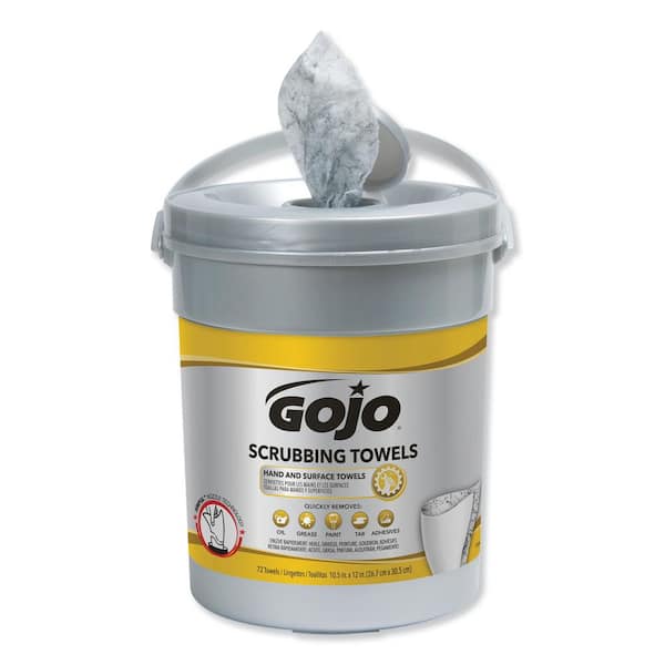 Gojo Fast Towels Hand Cleaning Towels White 60/Pack 6 Packs/Carton
