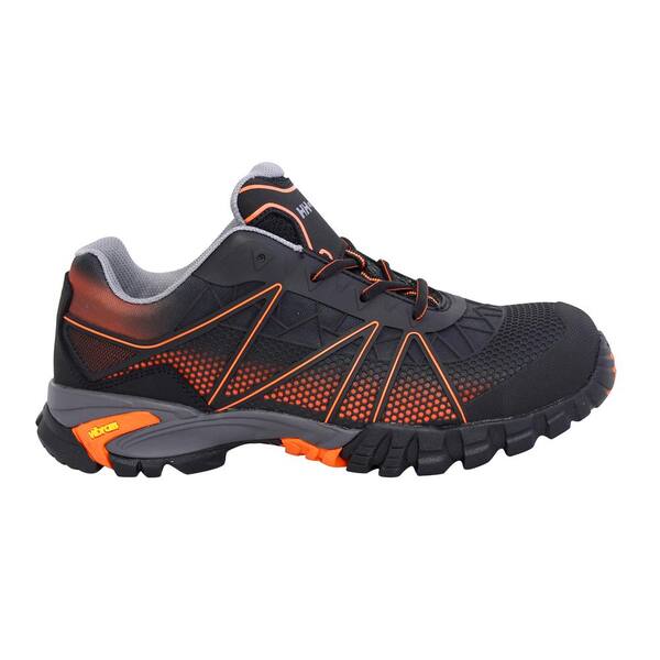 Helly Hansen Men's Terreng Slip Resistant Athletic Shoes - Composite Toe - Black/Orange Size 10.5(M)