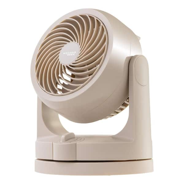 5 in. 3 Speed Oscillating Vortex Fan, Latte 500182 The Home Depot