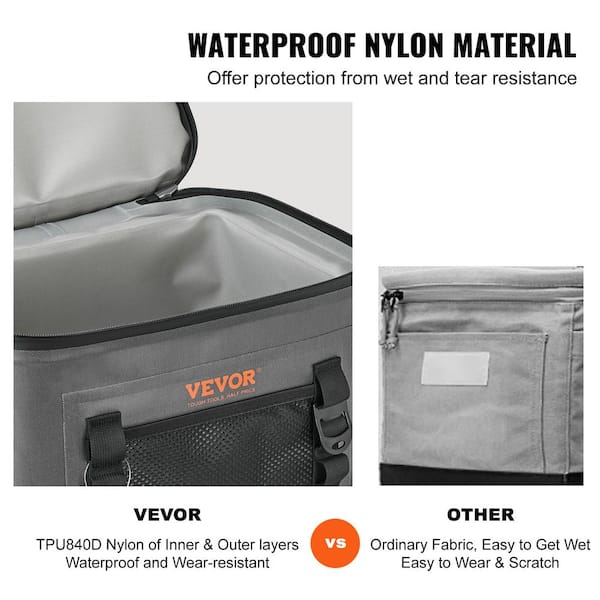 VEVOR Soft Cooler Bag 16 Cans Soft Sided Cooler Bag Leakproof Cooler  Insulated Bag Lightweight and Portable Collapsible Cooler  RCLQQGDJS16IJGT94V0 - The Home Depot