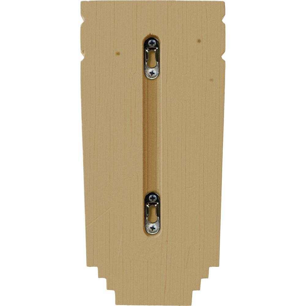 Medium Alder Wood Corbel with Unfinished Paintable Surface