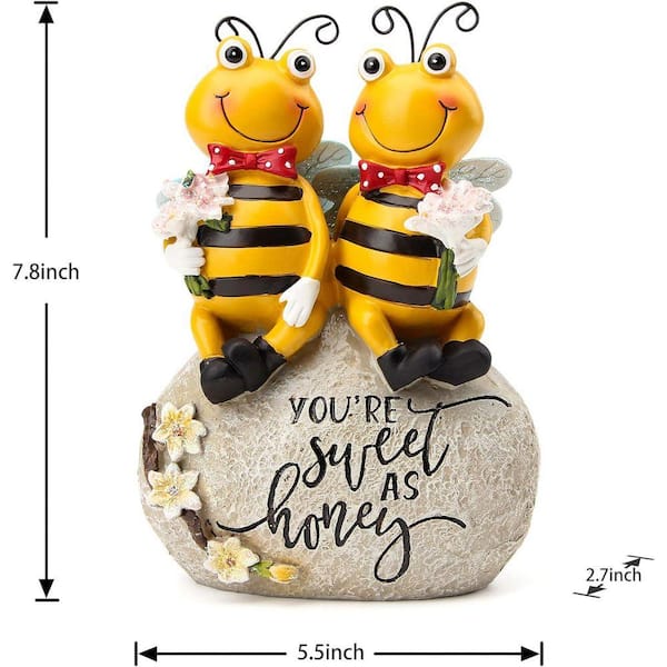 Honey Bee Figurine for Outdoor YNLIN215 - The Home Depot