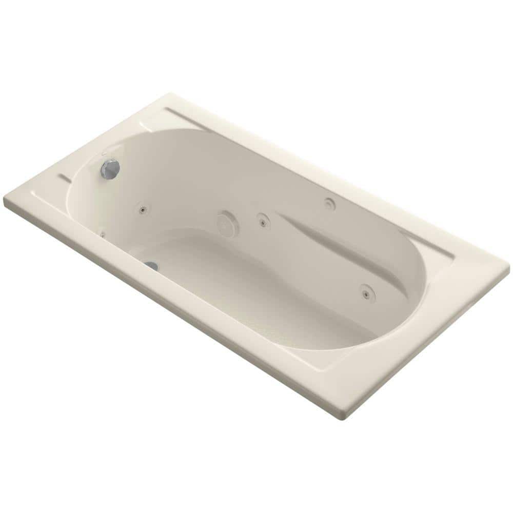 Devonshire 5 ft. Acrylic Reversible Drain Rectangular Drop-In Whirlpool Bat