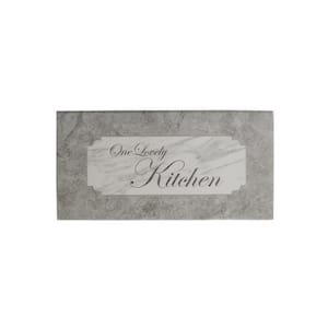 Cloud Comfort Our Lovely Kitchen 39 in. x 20 in. Anti-Fatigue Kitchen Mat