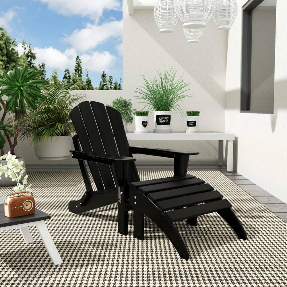 WESTIN OUTDOOR Tina Classic Dark Brown Plastic Adirondack Chair With   Plastic Adirondack Chairs 2001adot Dkbr 64 1000 