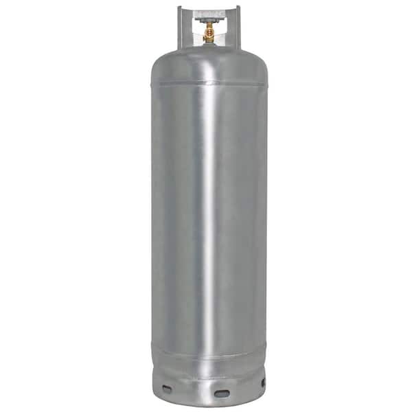 100LB Galvanized Steel Propane Tank with POL Valve, Rust and Corrosion-Free