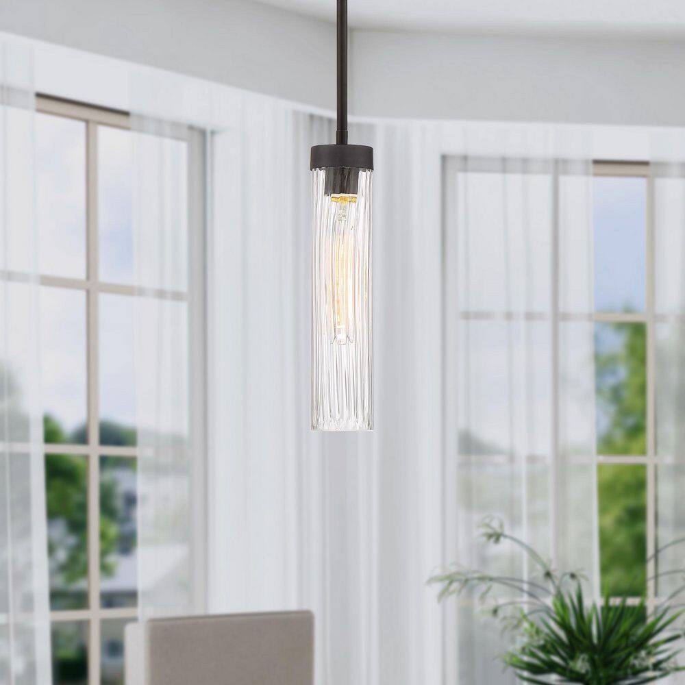 Designers Fountain Braden 60-Watt 1-Light Iron graphite Modern