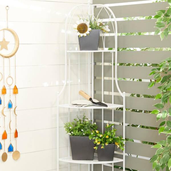 Longlasting Corner Planter Wall Mounted Plant Pots Semi-Circle Flower Pot  Garden Planter Flower Pots Plant Containers for Home Office Kitchen Wall