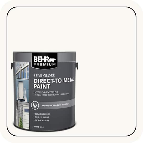 1 Gal. White Semi-Gloss Direct to Metal Interior/Exterior Paint