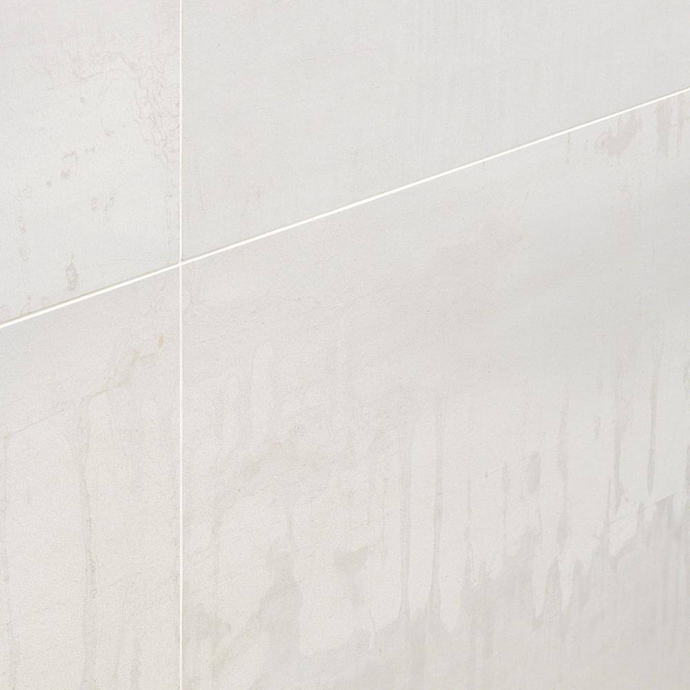 Large Format Light Silver Matte Porcelain Floor and Wall Tile