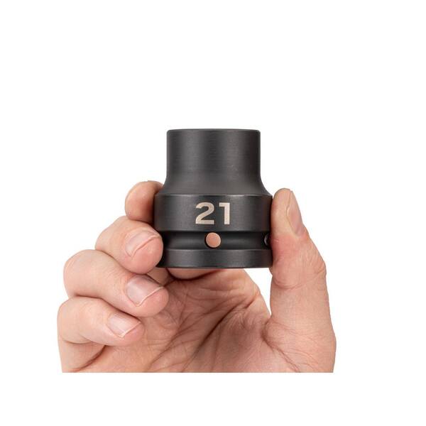 TEKTON 3/4 in. Drive x 21 mm 6-Point Impact Socket SID32121 - The