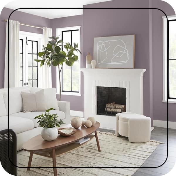 BEHR MARQUEE 1 Qt. #N110-4 Gothic Purple One-Coat Hide Matte
