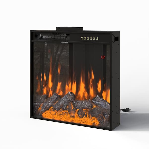 5100 BTU Electric Forced-Air Furnace with Adjustable Thermostat and Multicolor Flame, 12-Color Flame, 3 Heat Levels