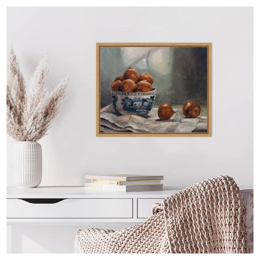 Marian Parsons Realism Art Brown Floater Frame Canvas Print