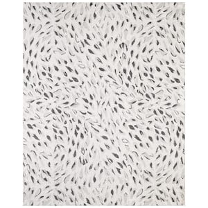Daphne Cream 5 ft. x 8 ft. Leaf Pattern Abstract Area Rug