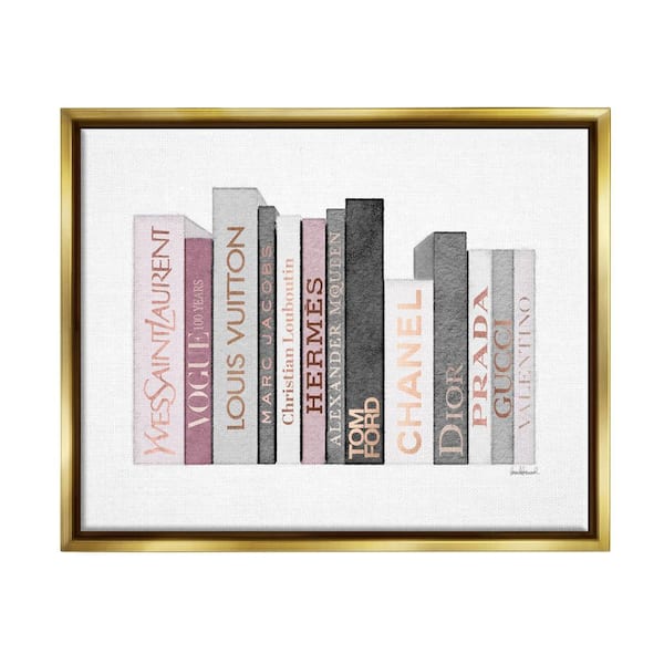 Heel Bookstack Canvas Wall Art, Pink Sold by at Home