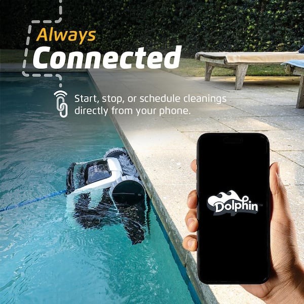 Dolphin Explorer E55 Automatic Robotic Pool Vacuum Cleaner-Ideal