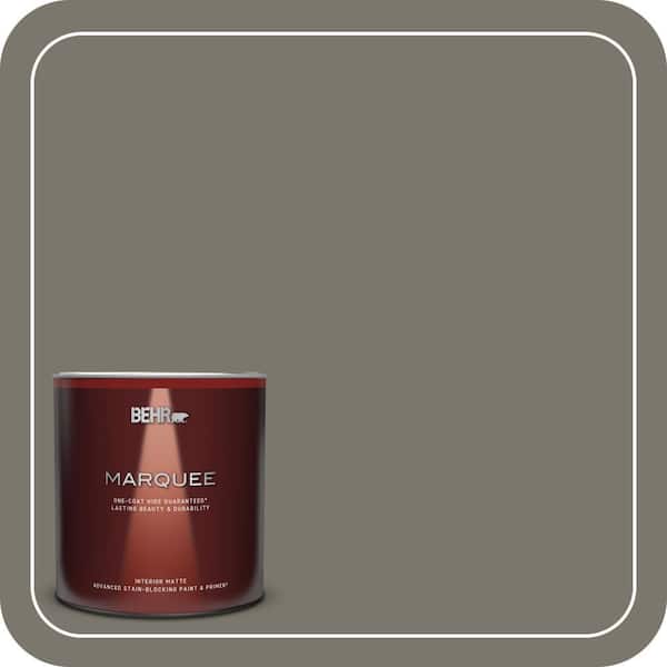 BEHR MARQUEE 1 qt. #ECC-46-2 Eagle Ridge Matte Interior Paint & Primer