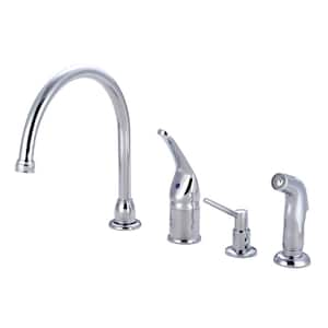 Chatham Single-Handle Standard Kitchen Faucet in Polished Chrome