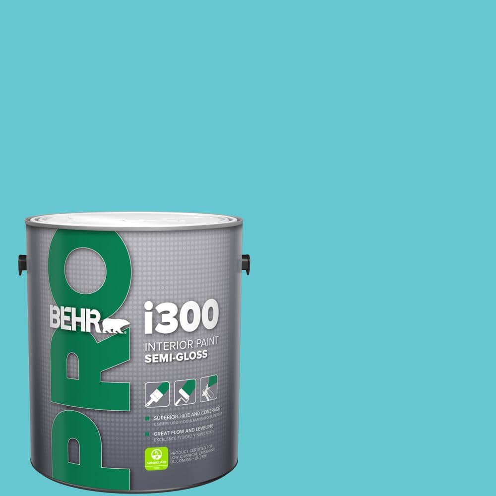 BEHR PRO 1 gal. #P470-4 Paradise Sky Semi-Gloss Interior Paint