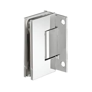 Shower Door Hinge in Heavy Duty Short Back Plate with Chrome Finish Pack of 1