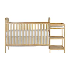 Anna 4-in-1 Natural Crib and Changing Table Combo