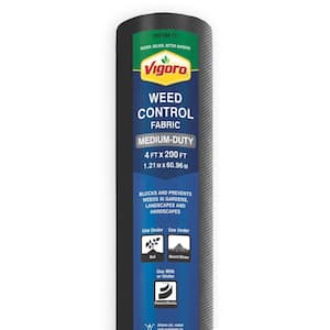 4 ft. x 200 ft. Medium Duty Point Bond Weed Barrier Landscape Fabric