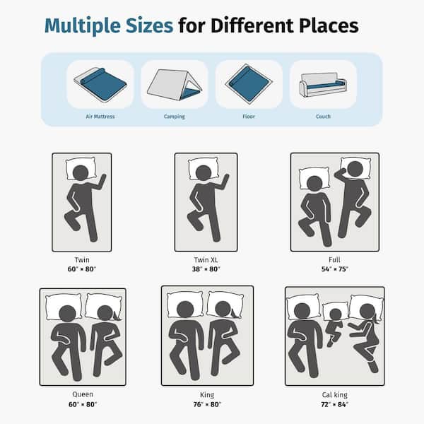 Soft Queen Mattress Topper - Memory Foam Mattress Pad for Back Pain Relief - Naturally Cooling Mattress for Hot Sleepers