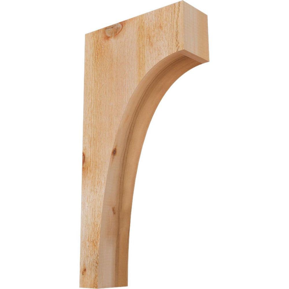 4 in. x 12 in. x 24 in. Western Red Cedar Huntington Rough Sawn Corbel price history on PriceWatchPro
