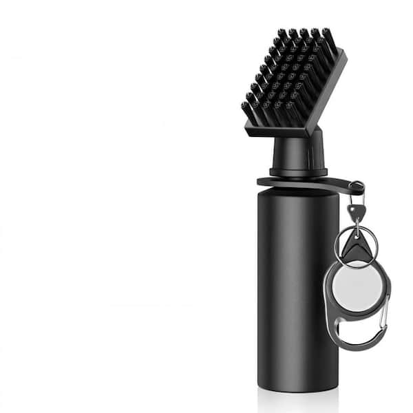 7.5 in. Golf Club Brush Cleaner with 4 oz. Squeeze Bottle and Retainer Clip for Golf Bags and Carts