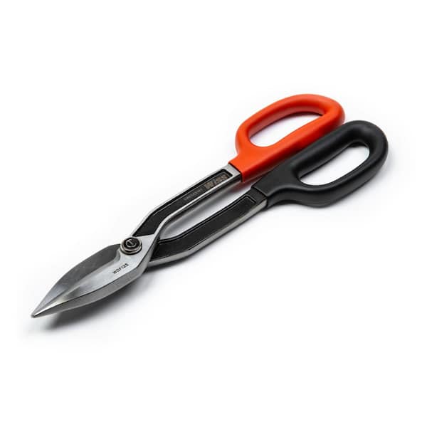 NWS 12 Pelican Tin Snips - Atramentized - Plastic Grip