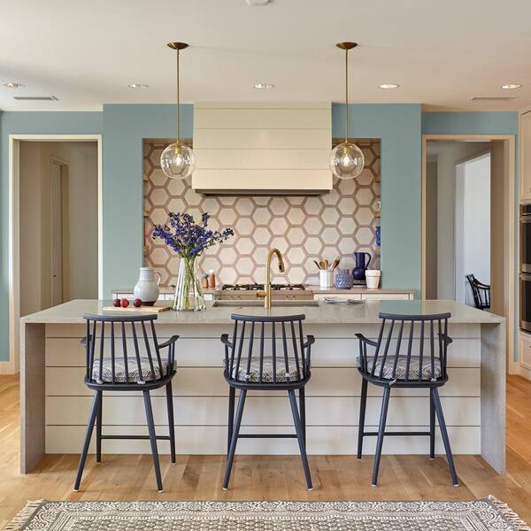 1 gal. #490F-5 Cloud Burst Semi-Gloss Interior Paint