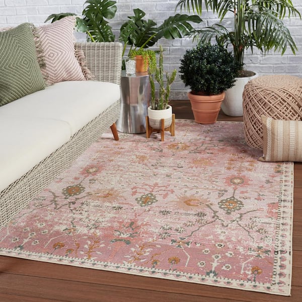 Jaipur Living Swoon Pink 8 ft. X 10 ft. Oriental Rectangle